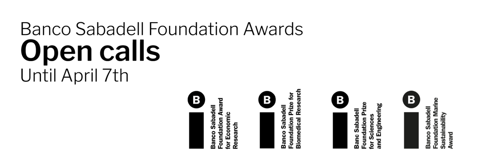2026 Banco Sabadell Foundation Awards
