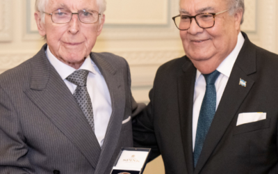 Lord Brennan awarded the Canning Medal